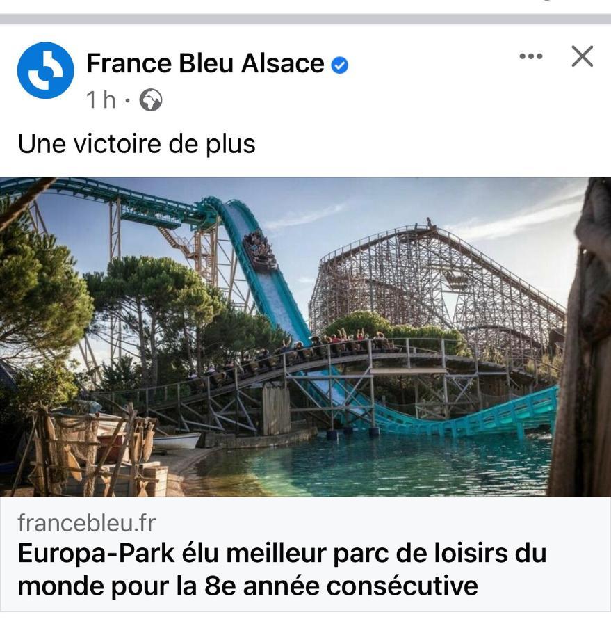 Location Mh Situee A 15 Mn D Europa Park Et Rulantika Apartment Boofzheim Luaran gambar